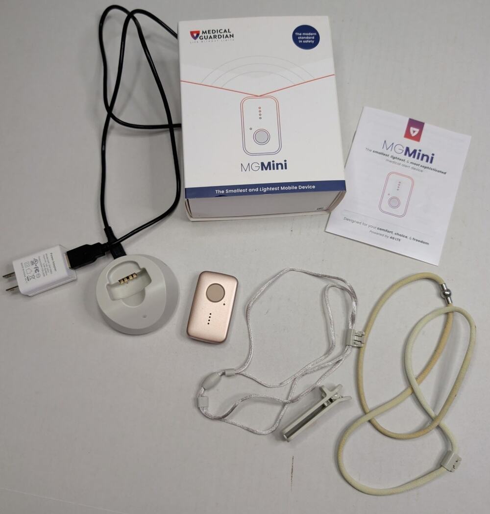Medical Guardian MGMini Rose Gold Kit Charger Accessories Alert MGIOT0625